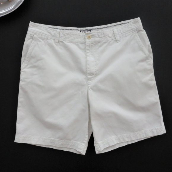 Izod Other - Men's IZOD White Jean Shorts 9" Inseam